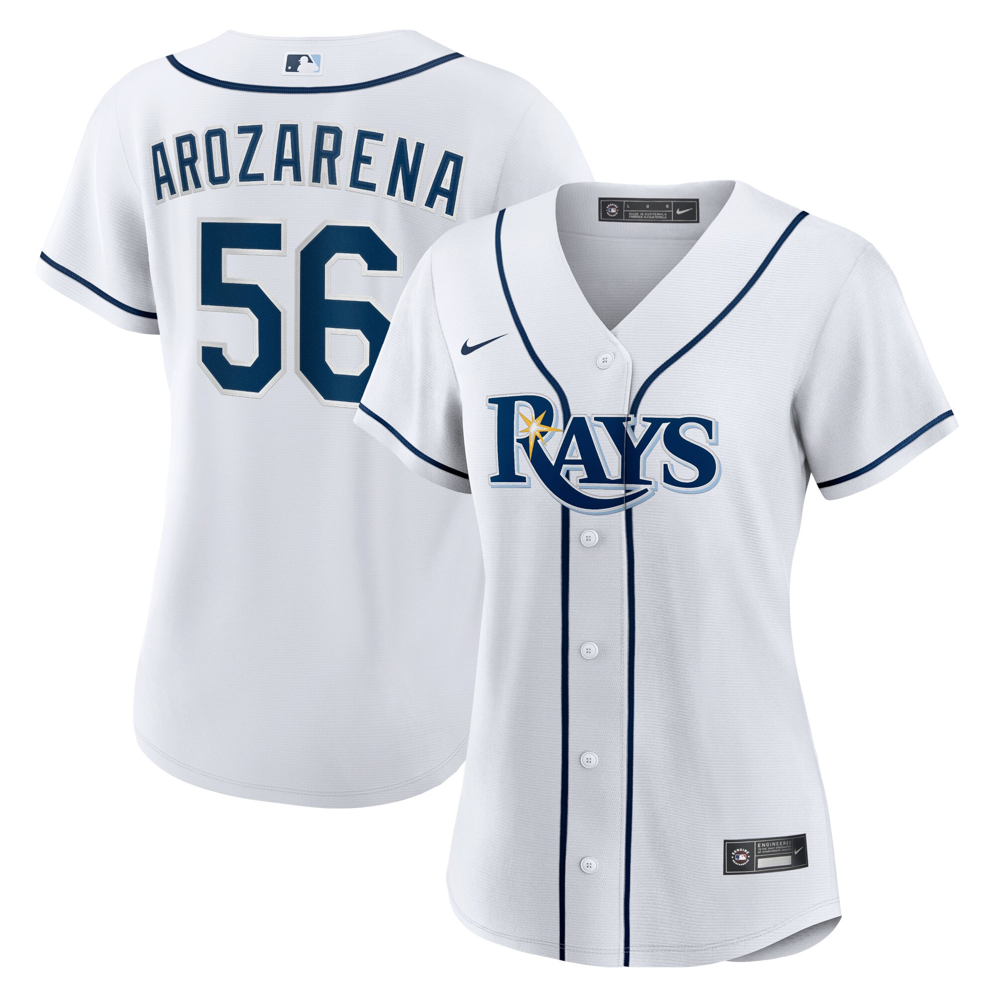 womens tampa bay rays randy arozarena nike white home replica player jersey Collection | Tampa Bay Rays Proshop - Official Rays Jerseys & Caps
