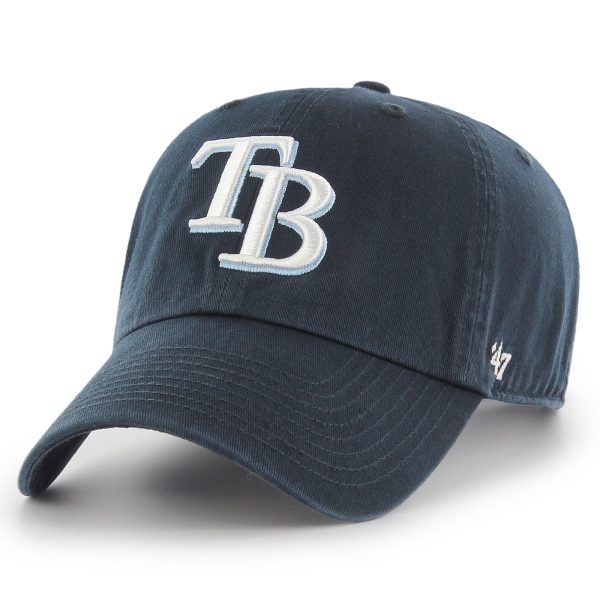 youth tampa bay rays 47 navy team logo clean up adjustable hat Collection | Tampa Bay Rays Proshop - Official Rays Jerseys & Caps