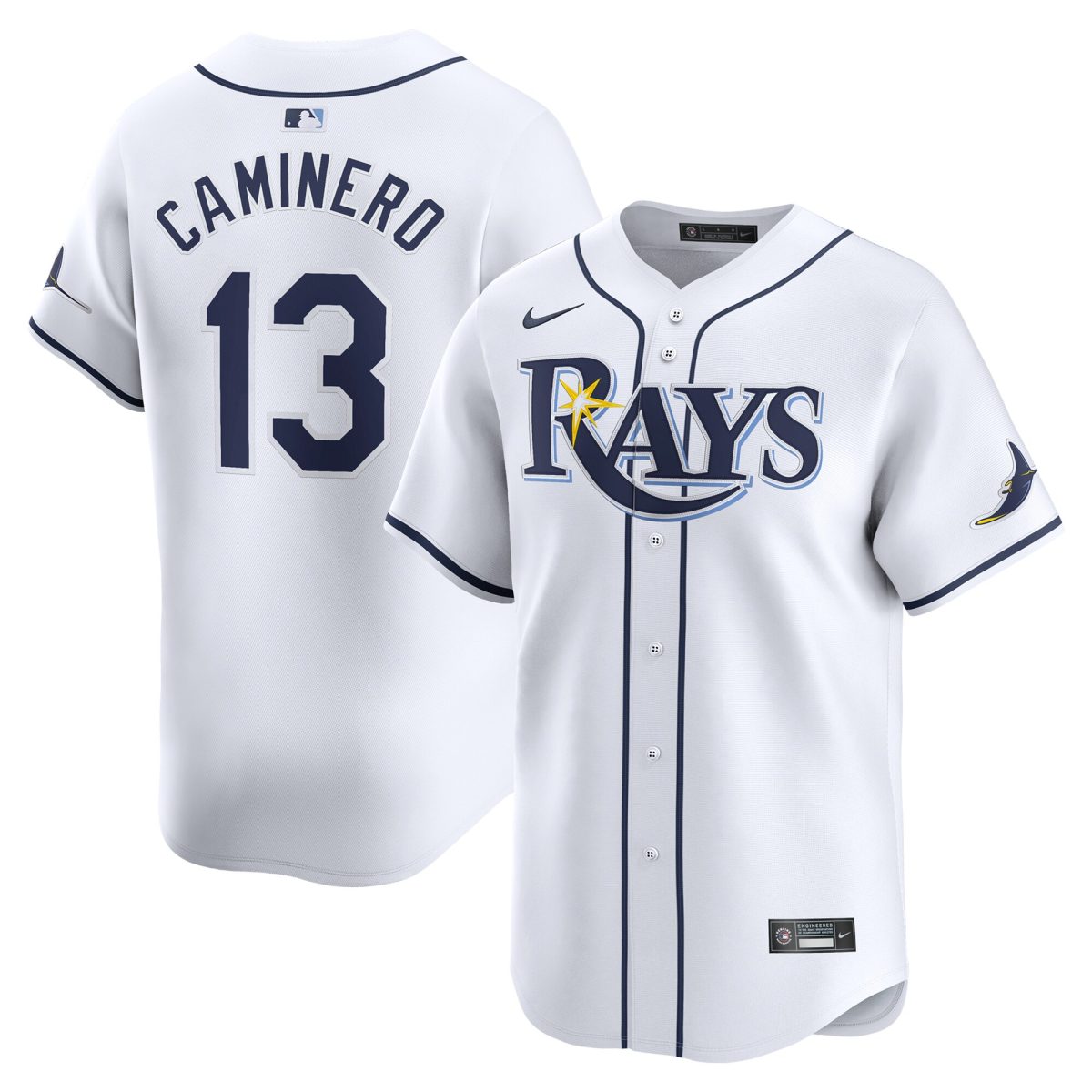 youth tampa bay rays junior caminero nike white home limited player jersey Collection | Tampa Bay Rays Proshop - Official Rays Jerseys & Caps