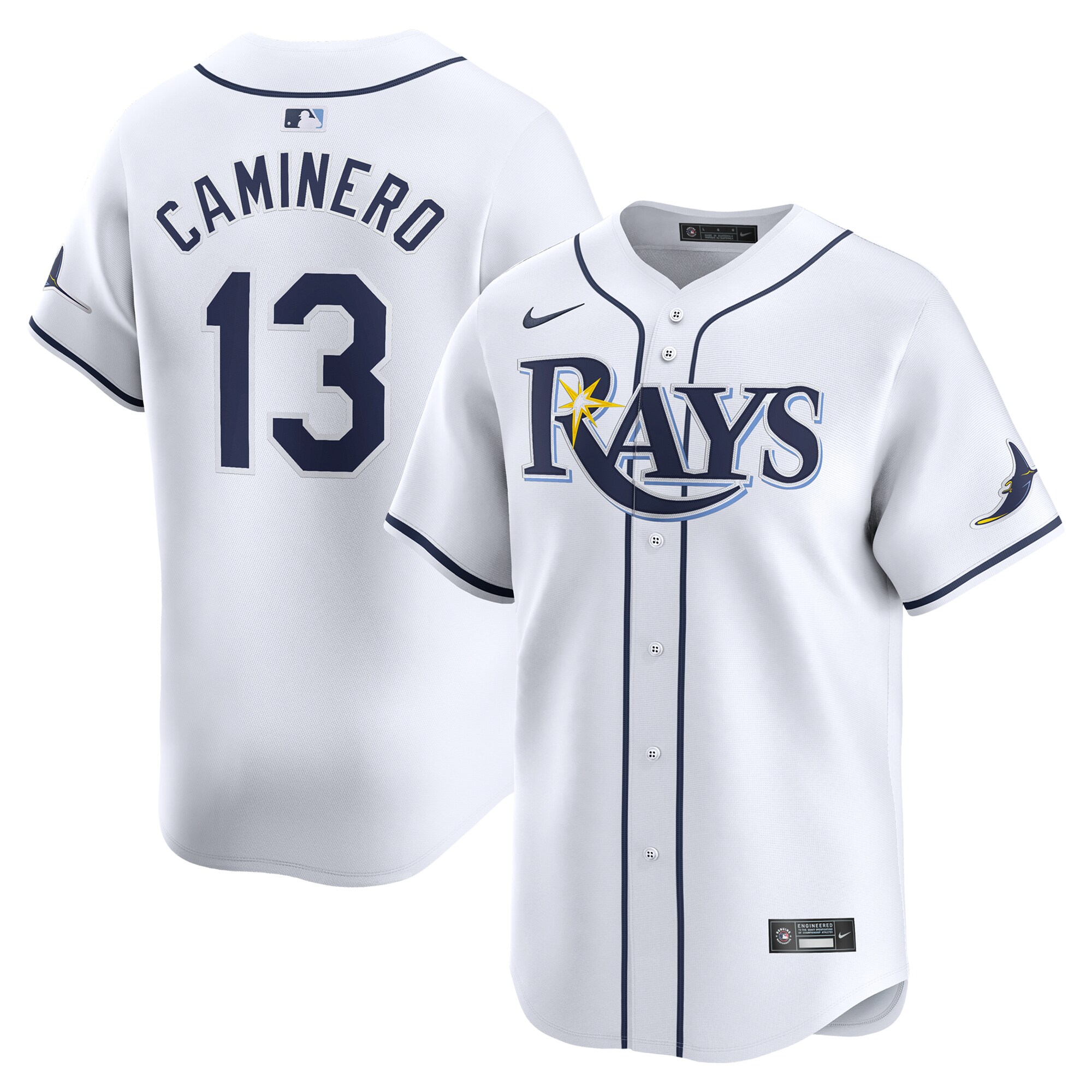 youth tampa bay rays junior caminero nike white home limited player jersey Collection | Tampa Bay Rays Proshop - Official Rays Jerseys & Caps