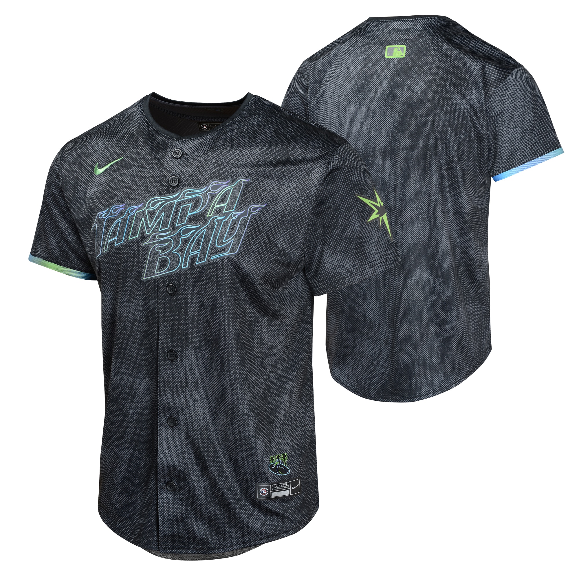 youth tampa bay rays nike black 2024 city connect limited jersey Collection | Tampa Bay Rays Proshop - Official Rays Jerseys & Caps