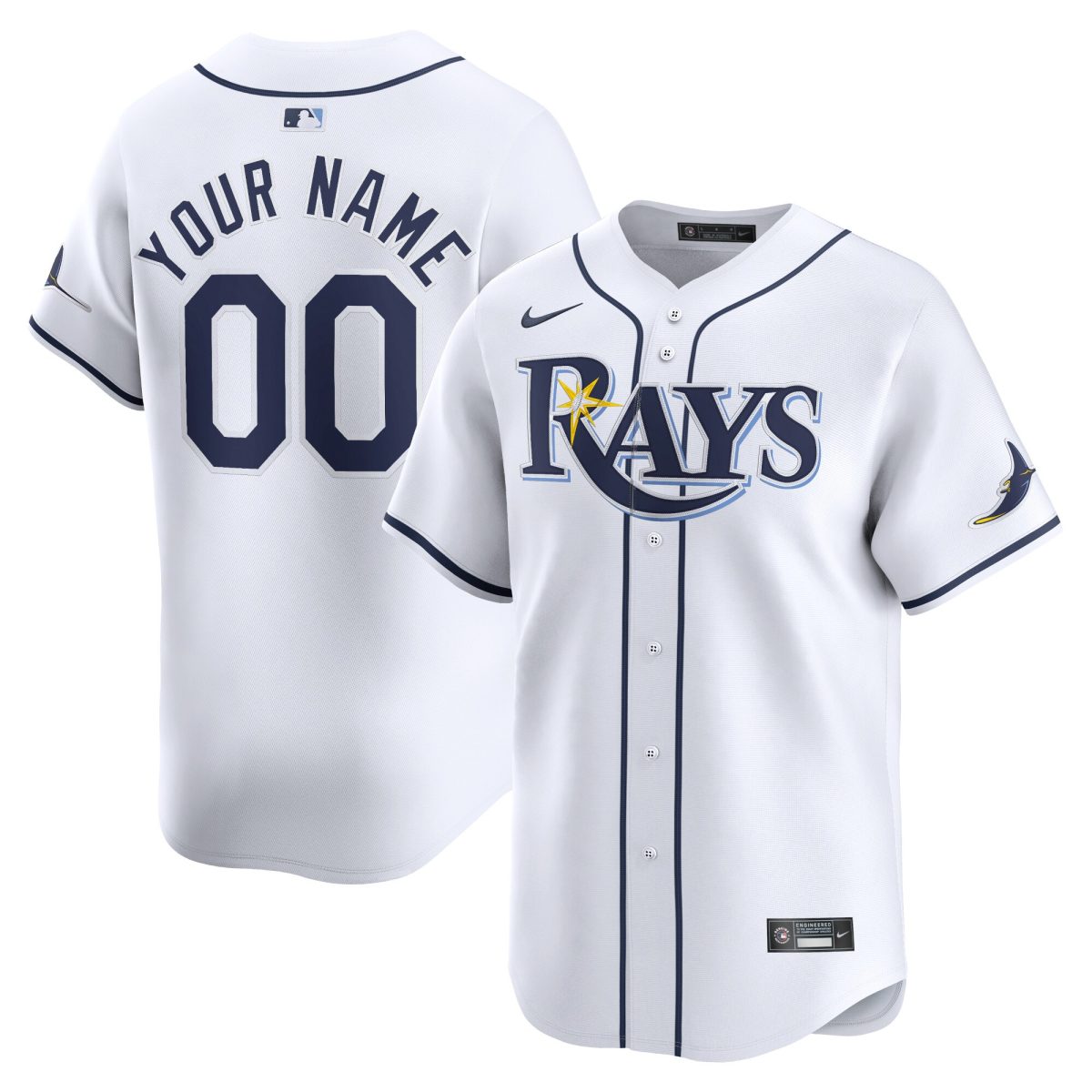 youth tampa bay rays nike white home limited custom jersey Collection | Tampa Bay Rays Proshop - Official Rays Jerseys & Caps