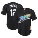 youth tampa bay rays wade boggs mitchell  ness black cooperstown collection mesh batting practice jersey Collection | Tampa Bay Rays Proshop - Official Rays Jerseys & Caps