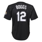 youth tampa bay rays wade boggs mitchell  ness black cooperstown collection mesh batting practice jersey Collection | Tampa Bay Rays Proshop - Official Rays Jerseys & Caps